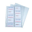 Picture of A4 PUNCHED POCKETS 10 BUSINESS CARDS 10X5.5CM X10